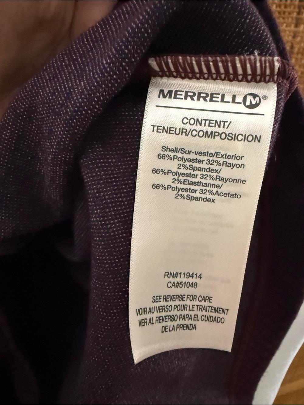 Merrell Button Neck Long Sleeve Top - Picture 9 of 9